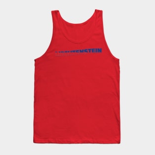 Liechtenstein Vintage style retro souvenir Tank Top